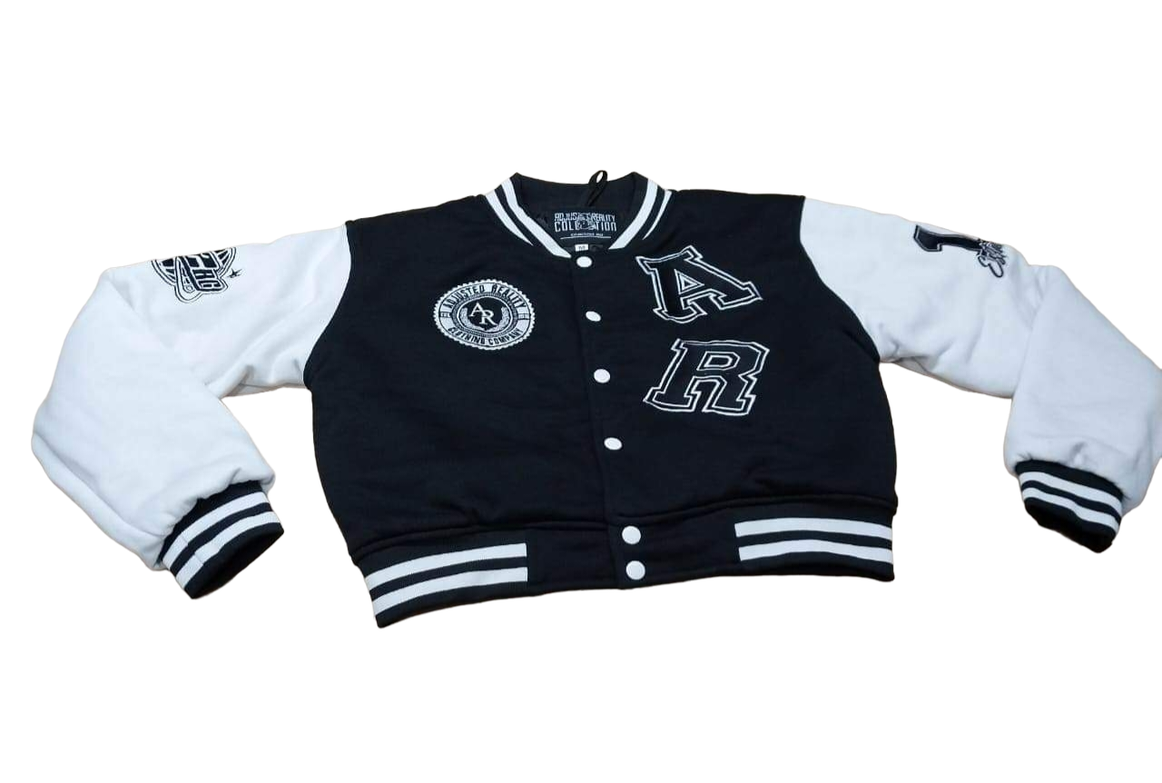AR Varsity Fleece Jacket (CROPPED)