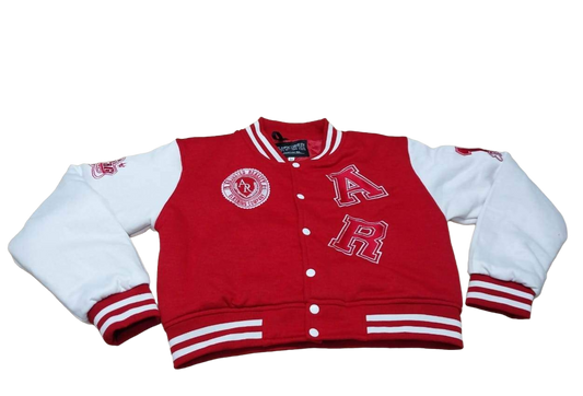 AR Varsity Fleece Jacket (CROPPED)