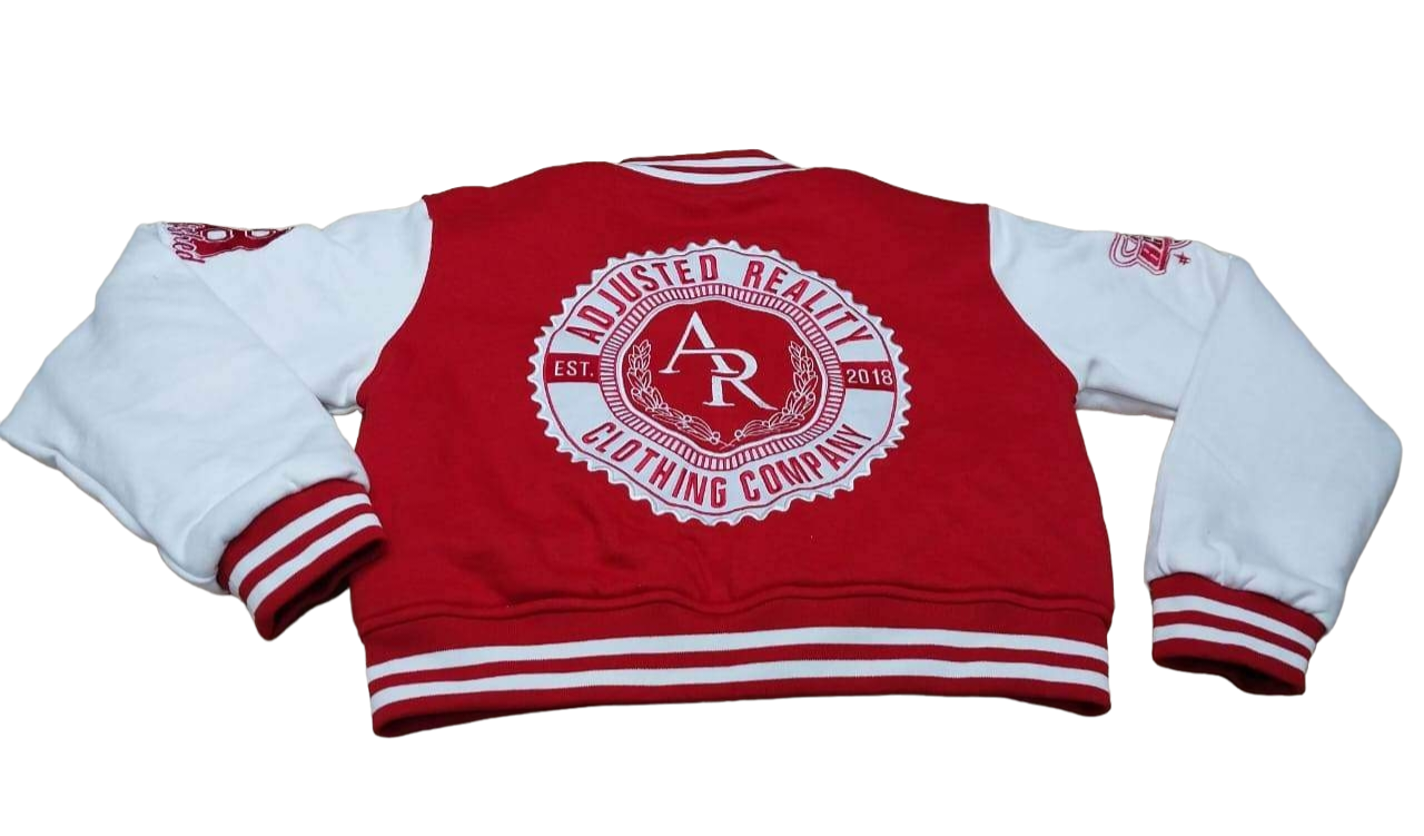 AR Varsity Fleece Jacket (CROPPED)