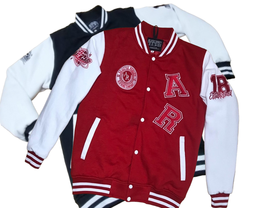 AR Varsity Fleece Jacket (NON - CROP)